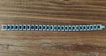 Rolex Crown Armband Stainless Steel Zilver/ Zwart beschikbaar voor biedingen