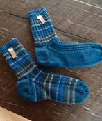 Warme cadeau! Handgebreide mooie heren sokken mt 43/44, Kleding | Heren, Sokken en Kousen, Nieuw, Blauw, Ophalen of Verzenden