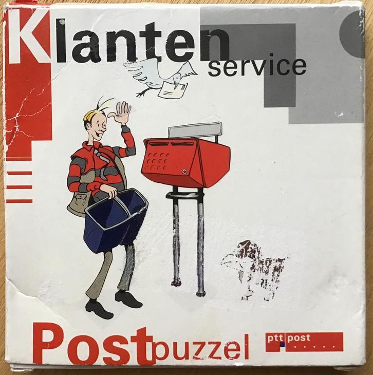 PTT Post Postpuzzel / breinbreker - ZGAN, Hobby en Vrije tijd, Denksport en Puzzels, Zo goed als nieuw, Overige typen, Minder dan 500 stukjes