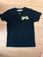 Off White t shirt S, Zwart, Ophalen of Verzenden, Zo goed als nieuw, Korte mouw