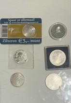 Zilveren tientjes en vijfjes, Ophalen, Koningin Beatrix, Zilver, Euro's