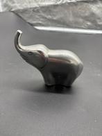 Metalen Olifant Sculptuur Beeldje Decoratie Kunstwerk Metaal, Ophalen of Verzenden