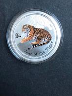 Australia year of the tiger 1 oz 2010, Postzegels en Munten, Munten | Oceanië, Zilver, Ophalen, Losse munt