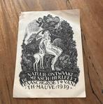 Oude Paasgroet en kerstwensen jaren 30, Ophalen of Verzenden, Gebruikt