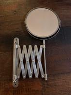 Uitschuifbare Wandspiegel, Minder dan 50 cm, Rond, Ophalen of Verzenden, Zo goed als nieuw