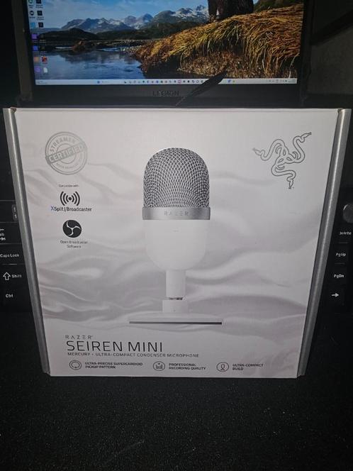 Razer Seiren Mini (Wit) compleet in doos!, Muziek en Instrumenten, Microfoons, Zo goed als nieuw, Overige typen, Verzenden