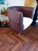 Italiaanse Design Fauteuil, Huis en Inrichting, Fauteuils, Ophalen, Hout, Gebruikt, Design