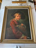 Schilderij met jongen, Antiek en Kunst, Ophalen