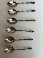 Verzilverde bokkenpoot lepeltjes, Ophalen of Verzenden