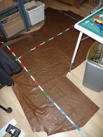 Grote huid lichtglansbruin soepel echt leer rundleer, Hobby en Vrije tijd, Stoffen en Lappen, Bruin, Verzenden, Leer of Kunstleer