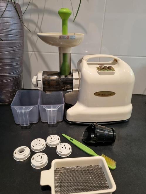 Matstone slowjuicer , Witgoed en Apparatuur, Juicers, Gebruikt, Slowjuicer, Ophalen