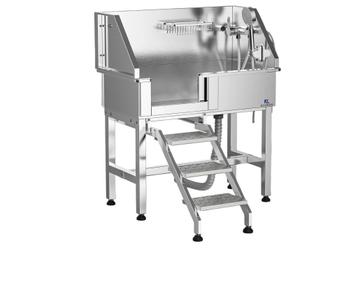 Honden bad| RVS Hondenverzorgingskuip beschikbaar voor biedingen