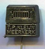 T.O. Kleijn Meerkerk gaskachels plastic speldje ( W_506 ), Verzamelen, Verzenden, Zo goed als nieuw, Merk, Speldje of Pin