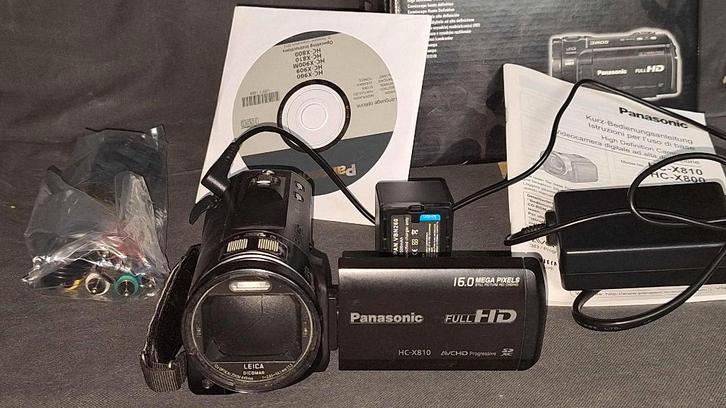 digitale video camera, Audio, Tv en Foto, Videocamera's Digitaal, Gebruikt, Camera, Geheugenkaart, Panasonic, 8 tot 20x, Ingebouwde lamp