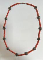 Antiek Bloedkoralen Halssnoer Lengte 66 cm. Gewicht 73 gram, Sieraden, Tassen en Uiterlijk, Antieke sieraden, Ophalen of Verzenden