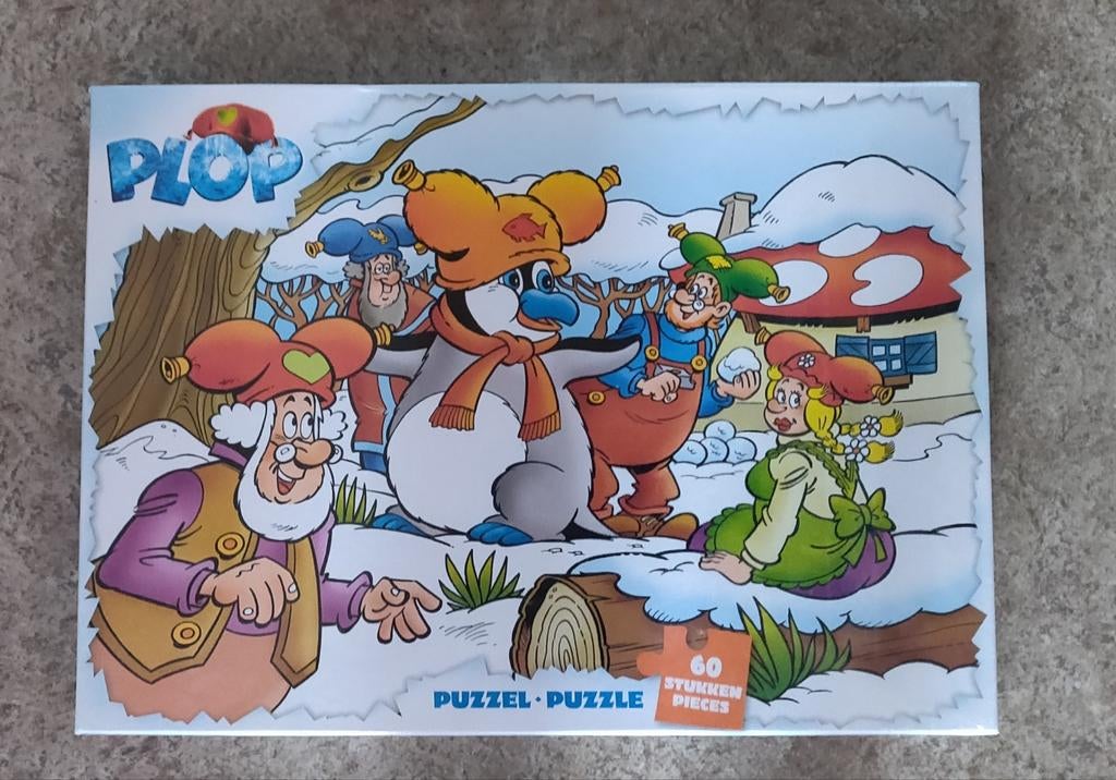 Nieuwe Kabouter Plop puzzel geseald 60 stukjes, Kinderen en Baby's, Speelgoed | Kinderpuzzels, Ophalen of Verzenden, Meer dan 50 stukjes