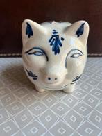 Delfts Blauw Spaarvarken - Genummerd, Antiek en Kunst, Ophalen of Verzenden