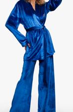 Nieuw Le Olive cobalt blauw velvet pyjama pak - Maat L, Kleding | Dames, Ophalen of Verzenden, Nieuw