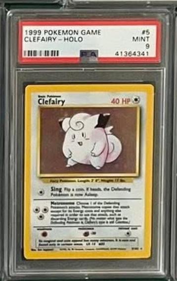 5/102 Clefairy psa 9 beschikbaar voor biedingen