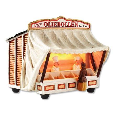 Oliebollenkraam, typisch hollands, met originele doos, Diversen, Kerst, Ophalen of Verzenden