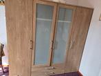 Grote linnenkast. Hang/leg en 2 lades, Huis en Inrichting, Ophalen, Met hangruimte, 200 cm of meer, Eikenhout