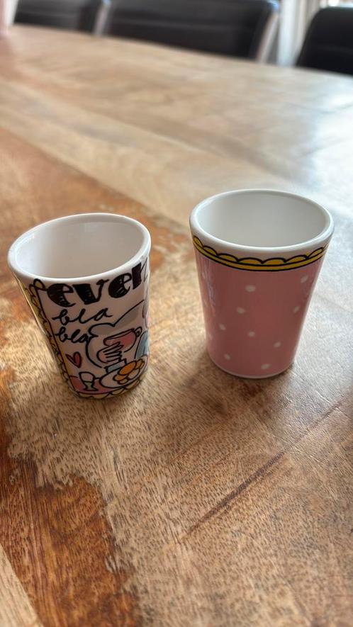 Eierdopjes van blond Amsterdam, Huis en Inrichting, Keuken | Servies, Zo goed als nieuw, Overige typen, Blond Amsterdam, Aardewerk