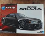 Rasty Nissan Silvia S13 bouwpakket, Overige merken, Auto, Groter dan 1:32, Ophalen of Verzenden