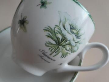 Janneke Brinkman, Maandservies kop, schotels & theetipjes. beschikbaar voor biedingen