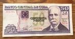 Cuba 50 pesos 2016 circulatie nominaal 2€ nr 305394, Ophalen of Verzenden, Noord-Amerika