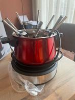 Fondue set met chocolade pan, Ophalen of Verzenden, Gebruikt, Elektrisch, Fondueset
