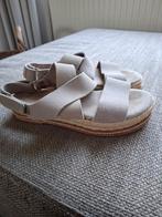 Dames sandalen maat 38 Shabbies., Shabbies Amsterdam, Zo goed als nieuw, Grijs, Sandalen of Muiltjes