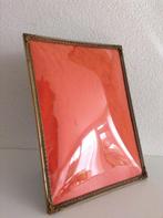 Vintage koperen fotolijstje 24.5 x 18.5 cm bol glas, Ophalen of Verzenden, Gebruikt