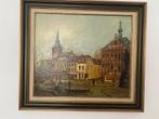 Schilderij Markt Kerkrade van Pie Wilhelmus, Antiek en Kunst, Kunst | Schilderijen | Klassiek, Ophalen of Verzenden