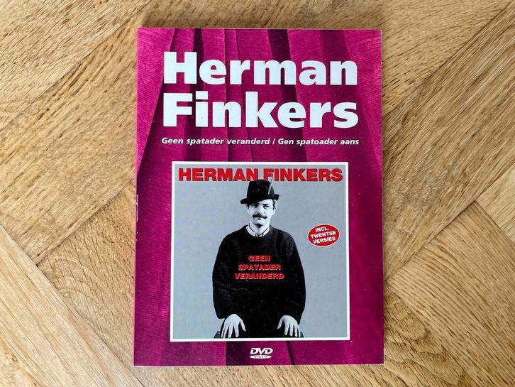 Herman Finkers - Geen spatader veranderd DVD (krasvrij), Cd's en Dvd's, Dvd's | Cabaret en Sketches, Zo goed als nieuw, Stand-up of Theatershow
