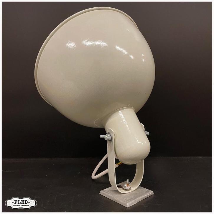 Sfeervolle geëmailleerde Italiaanse wandlamp - Groot!, Huis en Inrichting, Lampen | Wandlampen, Gebruikt, Metaal, Ophalen of Verzenden