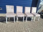 4 nieuwe zandkleur stoffen stoelen, Ophalen, Nieuw, Stof