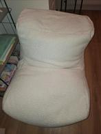 Witte Stoel/Zitzak, Huis en Inrichting, Fauteuils, Ophalen, Minder dan 50 cm, Minder dan 75 cm, Zo goed als nieuw