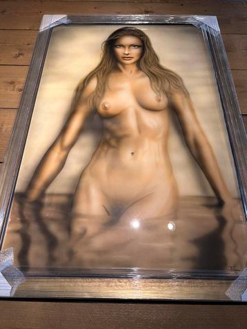 Schilderij - Vrouwelijk Naakt - F. Brugge - 2004 beschikbaar voor biedingen