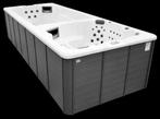 Tweedehands Melbourne zwemspa 2 gedeeltes (zwem+jacuzzi), Tuin en Terras, Bubbelbaden en Hottubs, Ophalen, Gebruikt, Filter, Vast