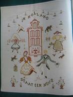 Borduurpatroon In Holland staat een huis   Nr 3801 70, Verzenden, Nieuw, Handborduren, Patroon
