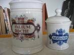 Apothekerspot 2x Zenith Gouda valiumpotje Roche en Mogadon, Antiek en Kunst, Ophalen of Verzenden
