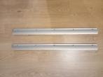 2 x duraline plankdrager rail 80 cm, Zo goed als nieuw, Ophalen