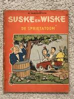 Suske en Wiske - De Sprietatoom - Tweekleuren Vlaams - 1961, Boeken, Stripboeken, Gelezen, Ophalen of Verzenden, Eén stripboek