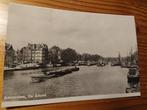 Ansichtkaart Amsterdam De Amstel met druk bootverkeer, Verzamelen, Ophalen of Verzenden, 1920 tot 1940, Ongelopen, Noord-Holland