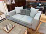 Lichtgrijze 2-zits bank €119, Ophalen, 150 tot 200 cm, Tweepersoons, 75 tot 100 cm