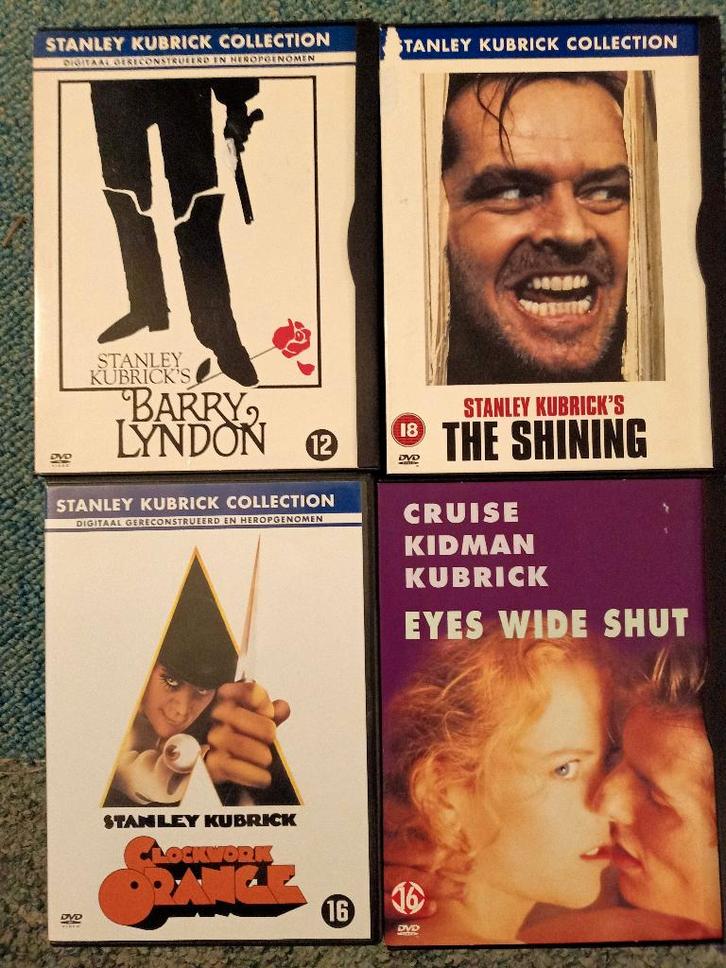 Stanley Kubrick Selectie; echt 4 fantastische films!, Cd's en Dvd's, Dvd's | Thrillers en Misdaad, Zo goed als nieuw, Detective en Krimi