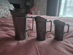 3 tinnen kannetjes, Ophalen of Verzenden
