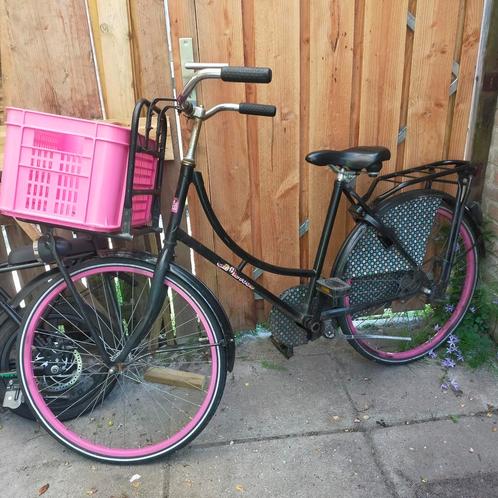 opoe fiets met kratje en goed slot, Fietsen en Brommers, Fietsen | Meisjes, Zo goed als nieuw, 20 inch, Ophalen