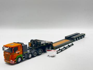NZG SCANIA 8x4 + dolly + NOOTEBOOM van der VLIST beschikbaar voor biedingen