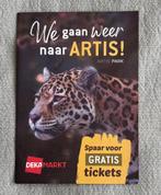 1 Volle spaarkaart ticket voor Artis, Ophalen of Verzenden, Volle spaarkaart